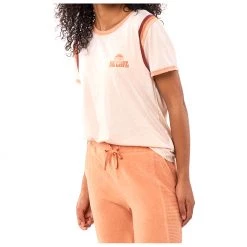 Rip Curl - Women's Melting Waves Ringer Tee - T-shirt -Tée-shirts Soldes rip curl womens melting waves ringer tee t shirt 1