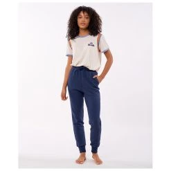 Rip Curl - Women's Melting Waves Ringer Tee - T-shirt -Tée-shirts Soldes rip curl womens melting waves ringer tee t shirt detail 3