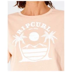 Rip Curl - Women's Playabella Crop Tee - T-shirt -Tée-shirts Soldes rip curl womens playabella crop tee t shirt detail 4