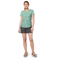 Royal Robbins - Women's All Over Acadia S/S - T-shirt -Tée-shirts Soldes royal robbins womens all over acadia s s t shirt detail 5