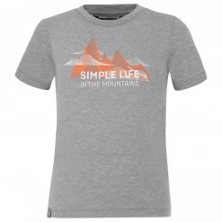 Salewa - Kid's Simple Life Dri-Rel S/S Tee - T-shirt -Tée-shirts Soldes salewa kids simple life dri rel s s tee t shirt 1