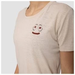 Salewa - Women's Lavaredo Hemp Print T-Shirt - T-shirt technique -Tée-shirts Soldes salewa womens lavaredo hemp print t shirt t shirt technique detail 5