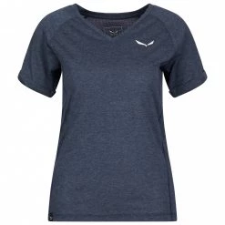Salewa - Women's Puez Mel Dry V-Neck S/S Tee - T-shirt technique -Tée-shirts Soldes salewa womens puez mel dry v neck s s tee t shirt technique 2