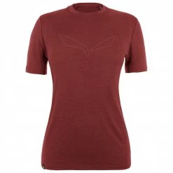 Salewa - Women's Pure Logo AMR Graphic S/S Tee - T-shirt en laine mérinos -Tée-shirts Soldes salewa womens pure logo amr graphic s s tee t shirt en laine merinos 2