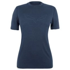 Salewa - Women's Pure Logo AMR Graphic S/S Tee - T-shirt en laine mérinos