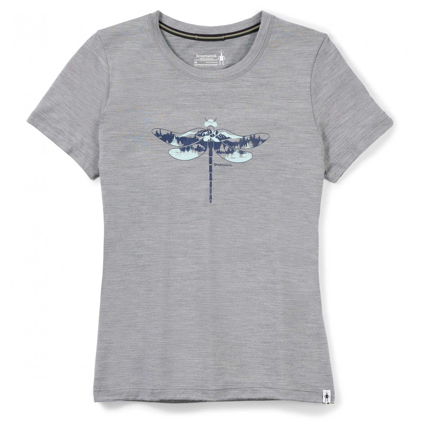 Smartwool - Women's Merino Sport 150 Dragonfly Summit S/S - T-shirt en laine mérinos 4 Smartwool - Women's Merino Sport 150 Dragonfly Summit S/S - T-shirt en laine mérinos – Image 4