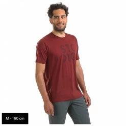 Stoic - Merino150 HeladagenSt. T-Shirt Artwork - T-shirt en laine mérinos -Tée-shirts Soldes stoic merino150 heladagenst t shirt artwork t shirt en laine merinos detail 10