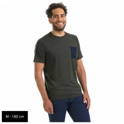 Stoic - Merino150 MMXX. Pocket Tee - T-shirt en laine mérinos -Tée-shirts Soldes stoic merino150 mmxx pocket tee t shirt en laine merinos detail 10
