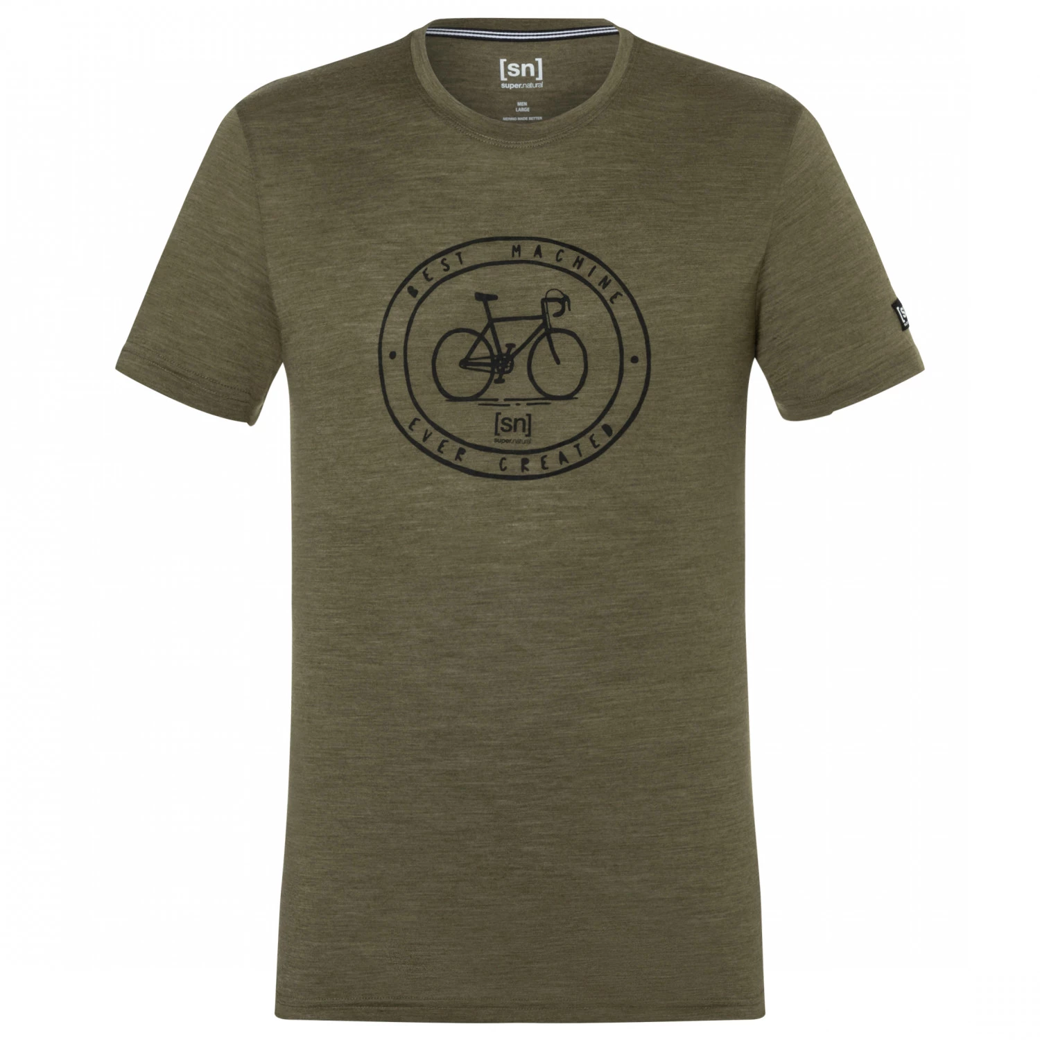 Super.natural - La Maquina Tee - T-shirt en laine mérinos 1 Super.natural - La Maquina Tee - T-shirt en laine mérinos