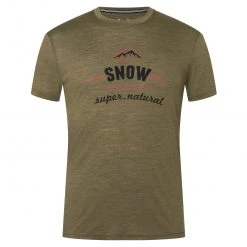 Super.natural - Pray for Snow Tee - T-shirt en laine mérinos -Tée-shirts Soldes supernatural pray for snow tee t shirt en laine merinos 2