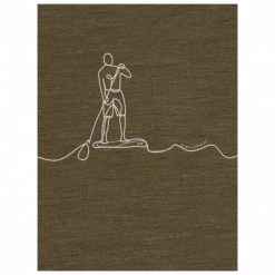 Super.natural - Sup Line Tee - T-shirt en laine mérinos -Tée-shirts Soldes supernatural sup line tee t shirt en laine merinos detail 3