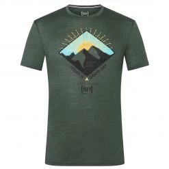 Super.natural - The Best Day Tee - T-shirt en laine mérinos -Tée-shirts Soldes supernatural the best day tee t shirt en laine merinos 2