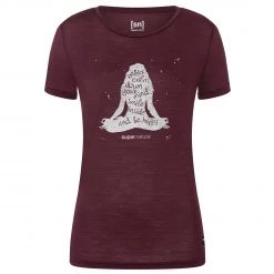 Super.natural - Women's Be Happy Tee - T-shirt en laine mérinos -Tée-shirts Soldes supernatural womens be happy tee t shirt en laine merinos 1