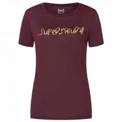 Super.natural - Women's Signature Tee - T-shirt en laine mérinos -Tée-shirts Soldes supernatural womens signature tee t shirt en laine merinos 1