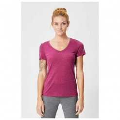 Super.natural - Women's V-Neck Tee 140 - Sous-vêtement mérinos -Tée-shirts Soldes supernatural womens v neck tee 140 sous vetement merinos detail 3