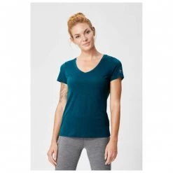Super.natural - Women's V-Neck Tee 140 - Sous-vêtement mérinos -Tée-shirts Soldes supernatural womens v neck tee 140 sous vetement merinos detail 4