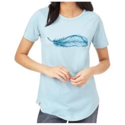 Tentree - Women's Feather Wave S/S Tee - T-shirt -Tée-shirts Soldes tentree womens feather wave s s tee t shirt 1