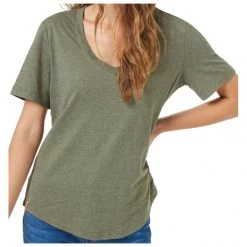 Tentree - Women's Hemp V-Neck - T-shirt -Tée-shirts Soldes tentree womens hemp v neck t shirt 2