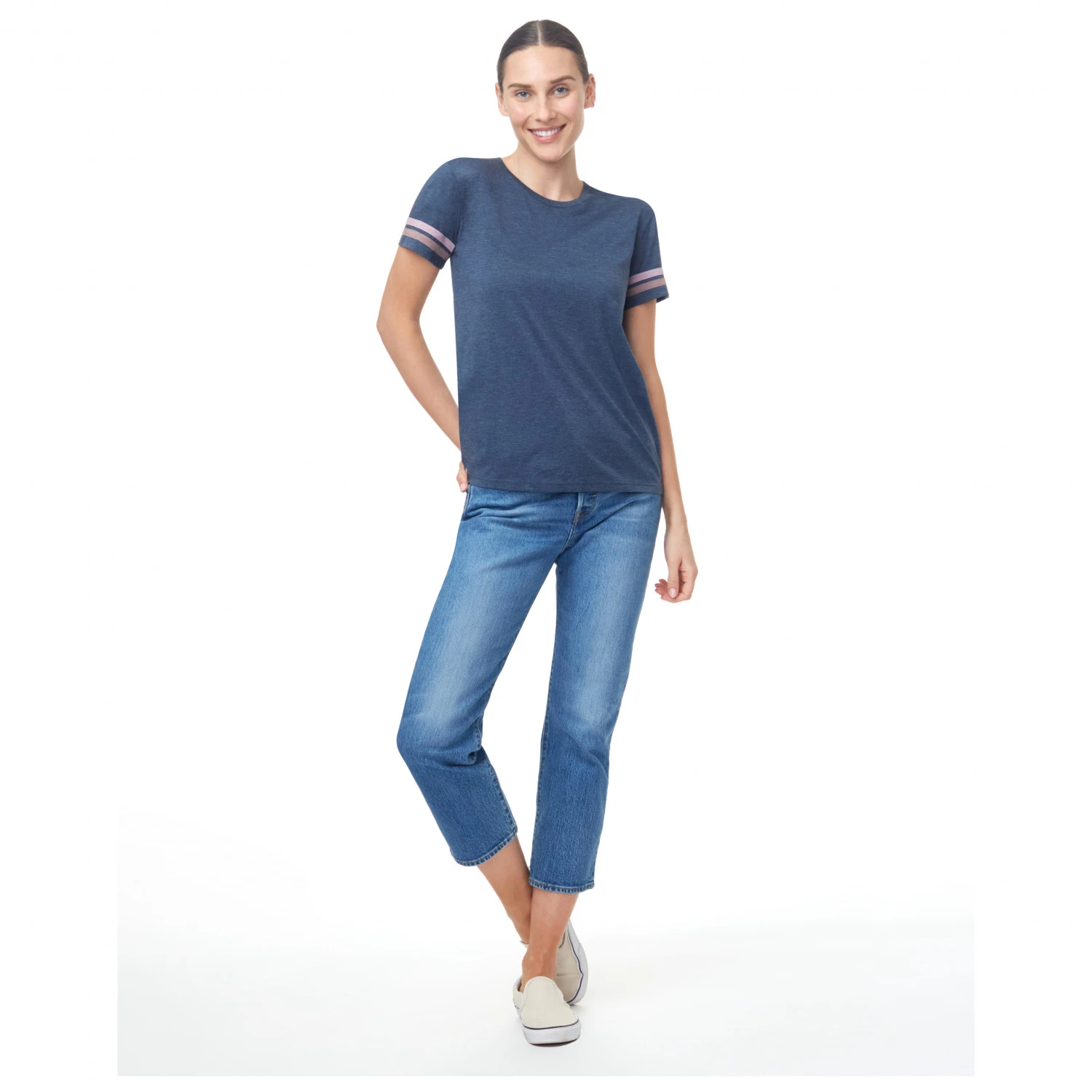 Tentree - Women's Retro Stripes T-Shirt 2 Tentree - Women's Retro Stripes T-Shirt – Image 2