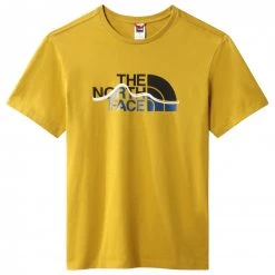 The North Face - S/S Mountain Line Tee - T-shirt -Tée-shirts Soldes the north face s s mountain line tee t shirt 3