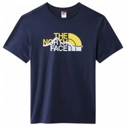 The North Face - S/S Mountain Line Tee - T-shirt -Tée-shirts Soldes the north face s s mountain line tee t shirt 4