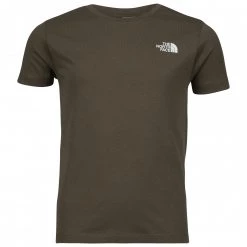 The North Face - Teen's S/S Simple Dome Tee - T-shirt -Tée-shirts Soldes the north face teens s s simple dome tee t shirt 2