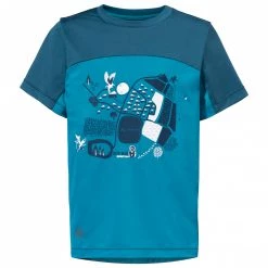Vaude - Kid's Solaro T-Shirt II - T-shirt technique -Tée-shirts Soldes vaude kids solaro t shirt ii t shirt technique 1